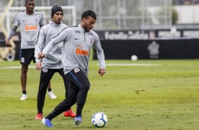 Michel Macedo, Gabriel e Marllon no treino deste sbado no CT Joaquim Grava