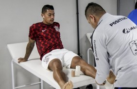 Jogadores chegam para enfrentar o Athletico-PR