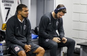 Jogadores chegam para enfrentar o Athletico-PR