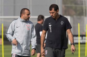 Carille comandou o treino desta terça-feira no CT