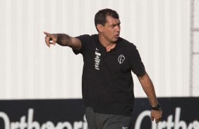 Carille comandou o último treino antes do duelo contra o Deportivo Lara
