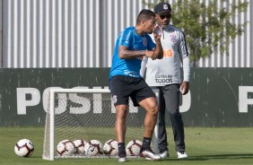 Ralf no treino desta tera-feira no CT Joaquim Grava