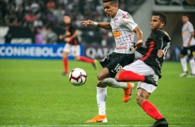 Pedrinho no duelo contra o Deportivo Lara, pela Copa Sul-Americana