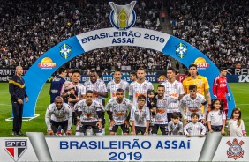 Foto oficial do jogo entre Corinthians e So Paulo, pelo Brasileiro