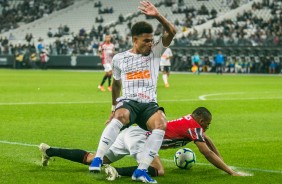 Júnior Urso no jogo contra o São Paulo, pelo Campeonato Brasileiro, na Arena Corinthians