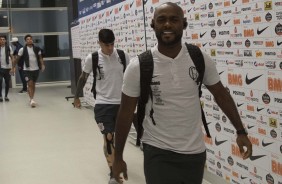 Love chegando à Arena Corinthians para jogo contra o São Paulo, pelo Brasileirão 2019
