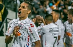 Pedrinho marcou o gol do Corinthians contra o So Paulo, na Arena, pelo Brasileiro
