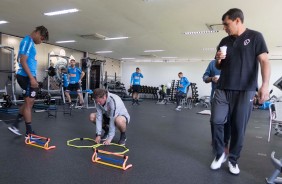 Jesus no treino de hoje na academia do CT Joaquim Grava