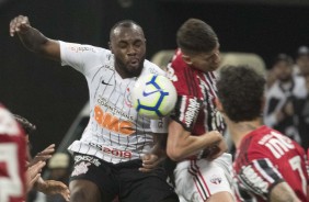 Manoel fez uma excelente partida contra o So Paulo, na Arena Corinthians