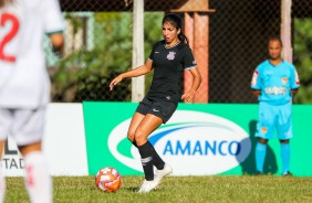 Katiscia durante jogo contra a Portuguesa, pelo Campeonato Paulista Feminino 2019