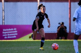 Paulinha durante jogo contra a Portuguesa, pelo Campeonato Paulista 2019