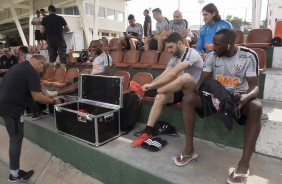 Boselli, Manoel e companheiros treinam na Venezuela para jogo contra o Deportivo Lara