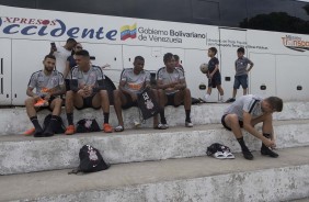 Timão treina na Venezuela pela primeira vez antes do jogo contra o Deportivo Lara