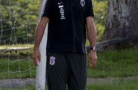 Carille comanda último treino do Corinthians antes do jogo contra o Deportivo Lara