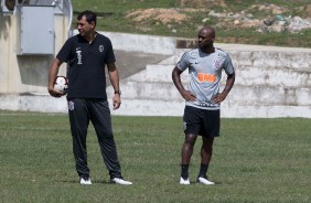 Carille e Vagner Love treinam na Venezuela pela ltima vez antes do jogo contra o Lara