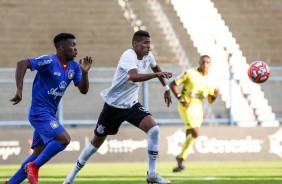 Hugo Sandoval no jogo contra o São Caetano, pelo Paulista Sub-20