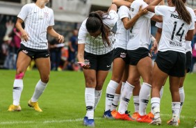 Meninas do Timão Feminino venceram o Taubaté por 3 a 1