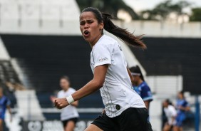 Victória marcou gol contra o taubaté, pelo Campeonato Paulista Feminino