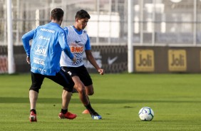 Corinthians realiza último treino antes do jogo contra o Flamengo, pela Copa do Brasil