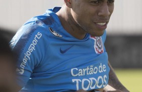 Gustavo no treino de hoje no CT Joaquim Grava