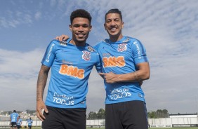 Jnior Urso e Ralf no primeiro treino em preparao para jogo contra o Flamengo