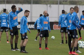 Mateus Jesus, Ramiro e Rgis treinam no CT Joaquim Grava