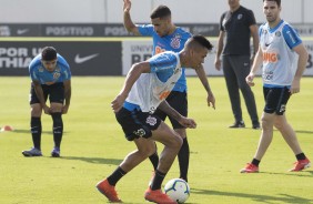 Richard, Gabriele Boselli treinam para jogo contra o Flamengo