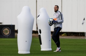 Walter durante ltimo treino antes do jogo contra o Flamengo, pela Copa do Brasil