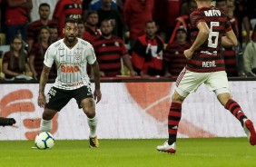 Michel Macedo durante jogo contra o Flamengo, pela Copa do Brasil