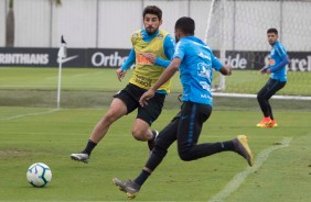 Bruno Méndez e companheiros treinam para enfrentar o Cruzeiro pelo Brasileirão