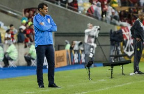 Carille na derrota para o Flamengo, pela Copa do Brasil