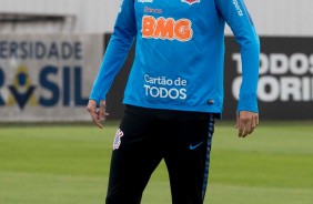 Henrique durante treino que prepara a equipe para duelo contra o Cruzeiro, pelo Brasileirão