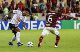 Júnior Urso na derrota para o Flamengo, pela Copa do Brasil