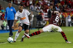 Michel durante jogo contra o Flamengo, pela Copa do Brasil