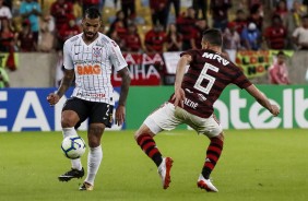 Michel Macedo durante jogo contra o Flamengo, pela Copa do Brasil