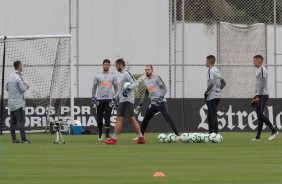 Timão faz primeiro treino após eliminação para o Flamengo, pela Copa do Brasil