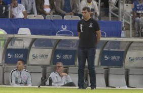 Fábio Carille no jogo contra o Cruzeiro, pelo campeonato brasileiro
