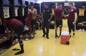 Jogadores se preparam para enfrentar o Cruzeiro no Mineiro