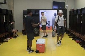 Jogadores se preparam para enfrentar o Cruzeiro no Mineirão
