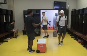 Jogadores se preparam para enfrentar o Cruzeiro no Mineiro