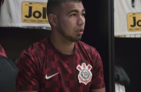 Sornoza antes de enfrentar o Cruzeiro pelo Brasileirão