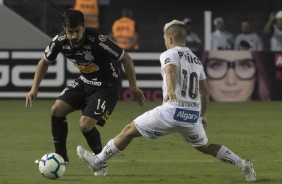 Zagueiro Bruno Méndez durante jogo contra o Santos, pelo Campeonato Brasileiro 2019