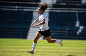 Ingryd no jogo contra o Juventus, pelo Paulista Feminino