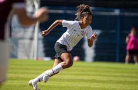 Ingryd no jogo contra o Juventus, pelo Paulista Feminino