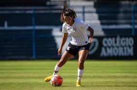 Millene no jogo contra o Juventus, pelo Paulista Feminino