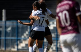 Victria no jogo contra o Juventus, pelo Paulista Feminino