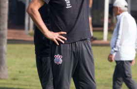 Carille comandou o ltimo treino antes do jogo contra o Botafogo-SP