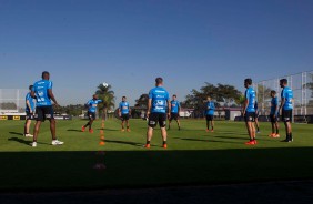 Corinthians faz treino no CT Joaquim Grava durante tarde e manh