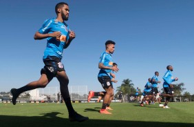 Corinthians treina no CT Joaquim Grava nesta manh e tarde