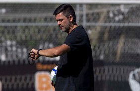 Cuca no treino desta manhã e tarde no CT